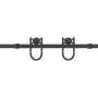 Kit de herrajes para puertas correderas acero negro 400 cm by , Door items - Ref: Foro24-3295794, Price: 85,76 €, Discount: %