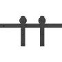 Kit de herrajes para puertas correderas acero negro 427 cm by , Door items - Ref: Foro24-3295780, Price: 138,67 €, Discount: %