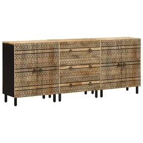Aparadores 3 unidades madera maciza mango de , Taquillas y armarios de almacenamiento - Ref: Foro24-3310128, Precio: 328,07 €...