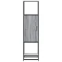 Aparador alto madera ingeniería metal gris sonoma 35,5x35x13 cm de , Aparadores - Ref: Foro24-849037, Precio: 86,58 €, Descue...