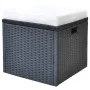6-piece garden dining set and black synthetic rattan cushions by vidaXL, Garden sets - Ref: Foro24-42643, Price: 690,58 €, Di...