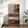 Juego de tocador con LED madera contrachapada madera vieja de , Tocadores para dormitorios - Ref: Foro24-3329183, Precio: 133...