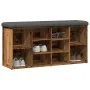 Banco zapatero madera de ingeniería madera vieja 102x32x50 cm von , Bänke für Hallen und Lager - Ref: Foro24-857625, Preis: 1...