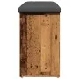 Banco zapatero madera de ingeniería madera vieja 102x32x50 cm von , Bänke für Hallen und Lager - Ref: Foro24-857625, Preis: 1...