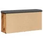 Banco zapatero madera de ingeniería madera vieja 102x32x50 cm von , Bänke für Hallen und Lager - Ref: Foro24-857625, Preis: 1...