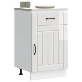Mueble bajo de cocina Lucca blanca de alto brillo de , Armarios de cocina - Ref: Foro24-853719, Precio: 98,58 €, Descuento: %