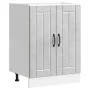 Mueble bajo fregadero Lucca madera contrachapada gris hormigón de , Armarios de cocina - Ref: Foro24-853681, Precio: 79,93 €,...