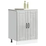 Mueble bajo fregadero Lucca madera contrachapada gris hormigón de , Armarios de cocina - Ref: Foro24-853681, Precio: 79,93 €,...
