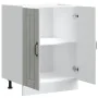 Mueble bajo fregadero Lucca madera contrachapada gris hormigón de , Armarios de cocina - Ref: Foro24-853681, Precio: 79,93 €,...