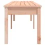 Banco de jardín 2 plazas madera maciza Douglas 203,5x44x45 cm de vidaXL, Bancos de jardín - Ref: Foro24-824023, Precio: 97,10...
