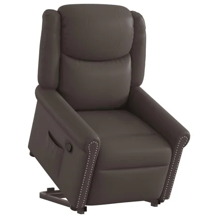 Sillón reclinable vertical de cuero sintético marrón brillante von , Sessel - Ref: Foro24-3303419, Preis: 262,76 €, Rabatt: %