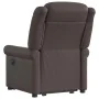 Sillón reclinable vertical de cuero sintético marrón brillante von , Sessel - Ref: Foro24-3303419, Preis: 262,76 €, Rabatt: %
