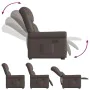 Sillón reclinable vertical de cuero sintético marrón brillante von , Sessel - Ref: Foro24-3303419, Preis: 262,76 €, Rabatt: %
