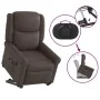 Sillón de masaje elevable eléctrico marrón brillante by , Armchairs - Ref: Foro24-3303425, Price: 360,68 €, Discount: %
