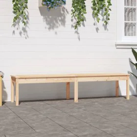Banco de jardín de 2 plazas madera maciza pino 203,5x44x45 cm de vidaXL, Bancos de jardín - Ref: Foro24-824018, Precio: 88,62...