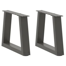 Patas para mesa comedor forma V 2 uds antracita 40x(30-31,3) cm by , Table legs - Ref: Foro24-4012526, Price: 48,35 €, Discou...