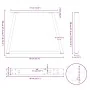 Patas para mesa comedor forma V 2 uds antracita 40x(30-31,3) cm de , Patas para mesas - Ref: Foro24-4012526, Precio: 48,35 €,...