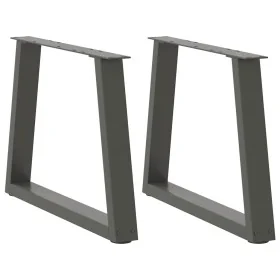 Patas para mesa de comedor en forma de V 2 uds antracita acero de , Patas para mesas - Ref: Foro24-4012558, Precio: 74,40 €, ...