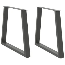 Patas para mesa de comedor en forma de V 2 uds antracita acero de , Patas para mesas - Ref: Foro24-4012570, Precio: 94,27 €, ...