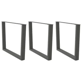 Patas para mesa comedor forma V 3uds antracita 100x(72-73,3) cm by , Table legs - Ref: Foro24-4012674, Price: 159,85 €, Disco...