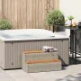Escalón bañera hidromasaje gris claro 100x50x50,5 cm de , Accesorios para piscinas y spa - Ref: Foro24-4103947, Precio: 123,8...