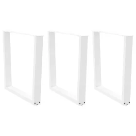 Patas para mesa de comedor en forma de V 3 uds acero blanco de , Patas para mesas - Ref: Foro24-4012669, Precio: 151,06 €, De...