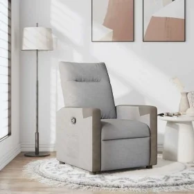 Sillón reclinable de tela gris nube de , Sillones - Ref: Foro24-4104838, Precio: 184,59 €, Descuento: %