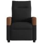 Sillón reclinable de masaje de tela negro by , Armchairs - Ref: Foro24-4104819, Price: 205,93 €, Discount: %
