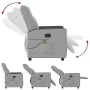 Sillón de masaje reclinable de tela gris nube de , Sillones - Ref: Foro24-4104831, Precio: 205,26 €, Descuento: %