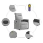 Sillón de masaje reclinable de tela gris nube de , Sillones - Ref: Foro24-4104831, Precio: 205,26 €, Descuento: %