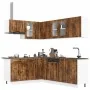 Mueble cocina Lucca roble ahumado 11 pzas madera contrachapada de , Armarios de cocina - Ref: Foro24-3314896, Precio: 697,03 ...