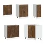 Mueble cocina Lucca roble ahumado 11 pzas madera contrachapada de , Armarios de cocina - Ref: Foro24-3314896, Precio: 697,03 ...