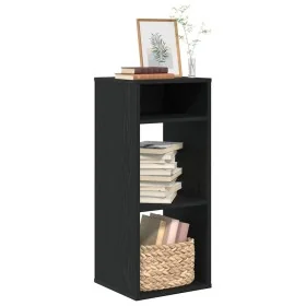 Estantería de madera de ingeniería negra 34x31x80 cm de , Librerías y estanterías - Ref: Foro24-860275, Precio: 40,38 €, Desc...