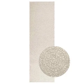 Alfombra ZIZUR apariencia yute interior exterior crema 80x250cm by , Rugs - Ref: Foro24-4010374, Price: 58,25 €, Discount: %