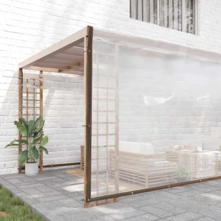 Lona transparente con ojales polietileno 8x12 m de , Lonas impermeables - Ref: Foro24-4018579, Precio: 129,45 €, Descuento: %