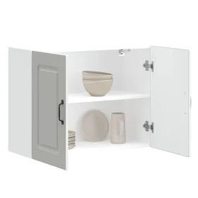 Armario de pared para cocina Kalmar madera de ingeniería blanca de , Armarios de cocina - Ref: Foro24-853587, Precio: 70,92 €...