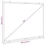 Pantalla de proyección colgante de pared 100 pulgadas 4:3 de , Pantallas para proyección - Ref: Foro24-4101026, Precio: 29,31...