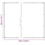 Lona transparente con ojales PVC 3x5 m de , Lonas impermeables - Ref: Foro24-4018601, Precio: 82,21 €, Descuento: %