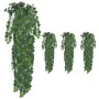 Plantas artificiales de hiedra 4 unidades verde 90 cm de vidaXL, Flora artificial - Ref: Foro24-3051480, Precio: 25,92 €, Des...
