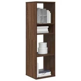 Estantería madera de ingeniería color marrón roble 34x31x112 cm de , Librerías y estanterías - Ref: Foro24-860289, Precio: 52...