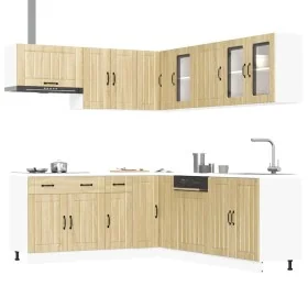 Mueble cocina Lucca roble sonoma 11 pzas madera contrachapada de , Armarios de cocina - Ref: Foro24-3314924, Precio: 707,45 €...