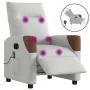 Sillón reclinable de masaje eléctrico tela gris nube de , Sillones - Ref: Foro24-3323997, Precio: 254,84 €, Descuento: %