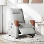 Sillón reclinable de masaje eléctrico tela gris nube de , Sillones - Ref: Foro24-3323997, Precio: 254,84 €, Descuento: %