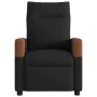 Sillón reclinable de masaje eléctrico tela negro de , Sillones - Ref: Foro24-3324000, Precio: 257,03 €, Descuento: %