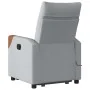 Sillón de masaje reclinable de pie de tela gris claro de , Sillones - Ref: Foro24-3324014, Precio: 289,53 €, Descuento: %
