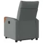 Sillón eléctrico reclinable elevable de tela gris oscuro de , Sillones - Ref: Foro24-3324023, Precio: 336,23 €, Descuento: %