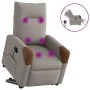 Sillón de masaje eléctrico reclinable elevable tela taupé von , Sessel - Ref: Foro24-3324035, Preis: 340,18 €, Rabatt: %