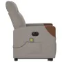 Sillón de masaje eléctrico reclinable elevable tela taupé von , Sessel - Ref: Foro24-3324035, Preis: 340,18 €, Rabatt: %