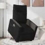 Sillón reclinable elevable tela negro de , Sillones - Ref: Foro24-3324054, Precio: 274,63 €, Descuento: %