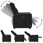 Sillón reclinable elevable tela negro de , Sillones - Ref: Foro24-3324054, Precio: 274,63 €, Descuento: %